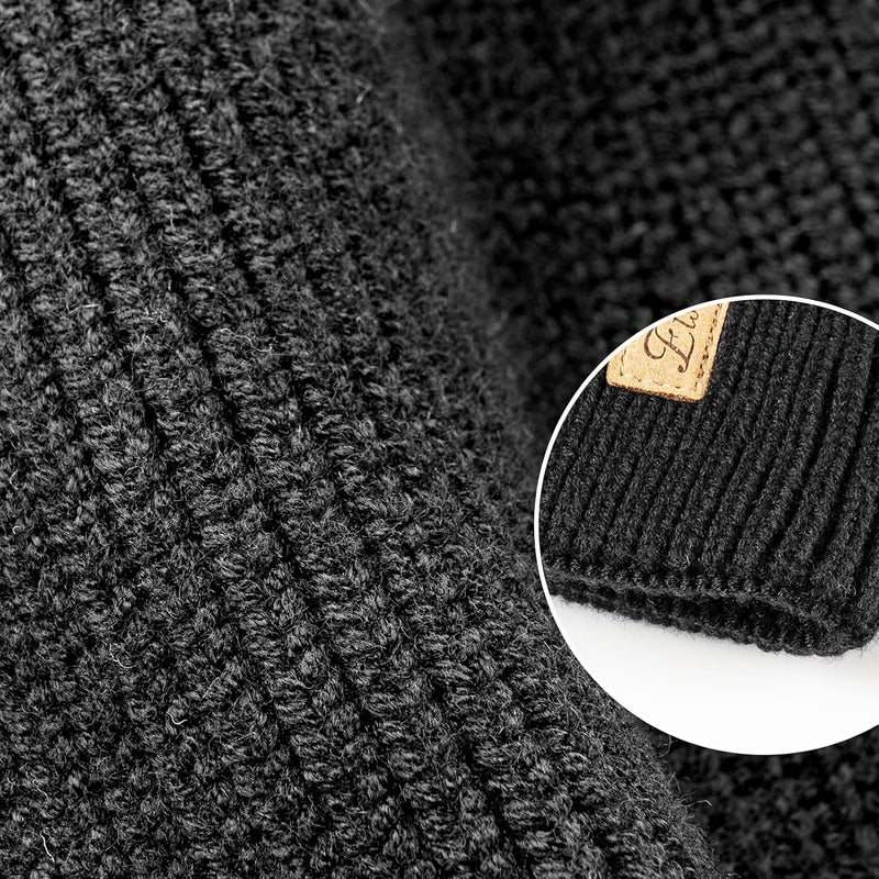 Etsfmoa Store Unisex Hat with Light,Fleece Lined Beanie Warm Knit Hat,Gifts for Men Women,Rechargeable LED Cap - Image 3
